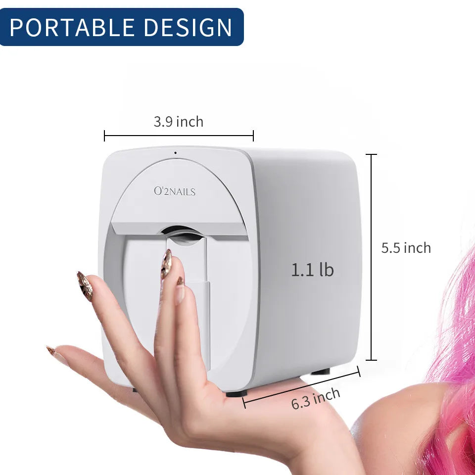 2025 3D Mobile Nail Printer M1 Pattern Digital Nail Art Printer Machine O2Nails Portable H1 Nail Art Equipment from Phone